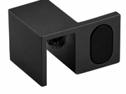 Right Hand Shower Door Stop - Matt Black